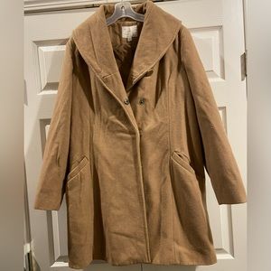 A New Day 2XL tan Wool coat.